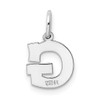 14KW Small Block Letter G Initial Charm