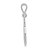 14k White Gold FIRE RESCUE Pendant