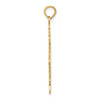 14k Flat Engravable Boy Charm