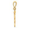 14k Medium Diamond-cut Number 35 Charm 14k Medium Diamond-cut Number 35 Charm