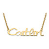 10K Polished Veilchen Font Name Plate