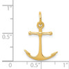14K 3D Anchor Charm