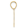 14k Polished Number 34 Pendant 14k Polished Number 34 Pendant