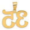 14k Polished Number 35 Pendant 14k Polished Number 35 Pendant
