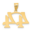 14k Polished Number 44 Pendant 14k Polished Number 44 Pendant