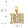 14K I WANT WANT WANT Charm