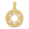 14k Filigree Star of David Pendant
