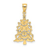 14k Polished Christmas Tree Charm 14k Polished Christmas Tree Charm