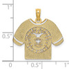 14k w/Rhodium US AIR FORCE T-Shirt Charm