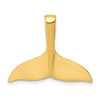 14k Whale Tail Chain Slide