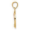 14k Two-tone w/White Rhodium CZ 15 Anos Pendant