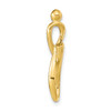 14K Polished Letter J Initial Slide