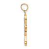 14K 3-D Enameled Gingerbread Man Charm