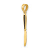 14K W/ Black Enamel 3-D Table Knife Charm