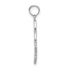 14k White Gold Small Celtic Eternity Knot Charm