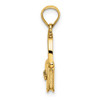 14K 3-D Moveable Polished Purse Charm