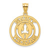 14K SAINT THOMAS w/ Dolphins Charm