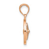 14K Rose and White Gold Medium Nautical Compass Pendant