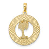 14K HILTON HEAD SC Palm Tree Charm
