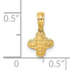 14K Mini 4 Way Religious Medal