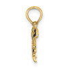 14K Small Enameled Yellow Butterfly Charm