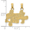 14K BEST FRIENDS Break-apart Puzzle Pieces Charm