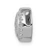 14k White Gold Moving 1/3ct. Diamond Circle Slide Pendant
