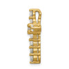 14k AA 1ct. Diamond Cross Chain Slide