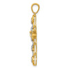 14k 1/2ct. Diamond Cross Pendant