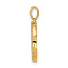 14K Diamond Letter C Initial Pendant