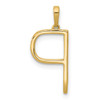 14K Diamond Letter P Initial Pendant