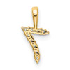 14K Diamond Number 7 Pendant 14K Diamond Number 7 Pendant