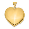 14k Two-tone Dia Always in my Heart w/ Heart Charm Inside 21mm Heart Locket