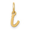 14KY Lower case Letter I Initial Charm 14KY Lower case Letter I Initial Charm