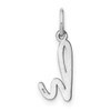 14KW Lower case Letter H Initial Charm
