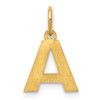 14ky Letter A Initial Pendant