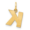 14ky Letter K Initial Pendant