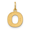 14ky Letter O Initial Pendant
