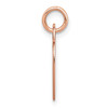 14k Rose Gold Medium Engraveable Heart Charm