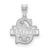 10KW Filigree Letter and Family Name Pendant