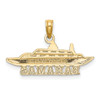 14K BAHAMAS Cruise Ship Charm