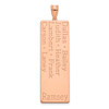 14K Rose Gold 8 Name Family Pendant