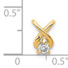 14k 2.9mm VS Diamond Chain Slide