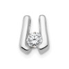 14k White Gold VS 3.75mm Diamond Slide