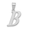 14kw Polished Letter B Initial Pendant