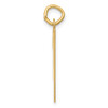 14k Medium Script Letter Y Initial Charm