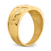 14k Polished Men's Claddagh Band