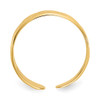 14K Adjustable Polished Band Toe Ring