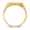 14k 7.5x10.0mm Open Back Signet Ring