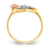 14k Two-tone & Rhodium 15 Anos Ring